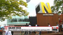 Influx of Chinese tourists expected in Korea during 'Golden Week'