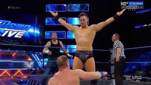 John Cena and Dean Ambrose vs AJ Styles and The Miz WWE SmackDown Live 13 september 2016 | Full Match