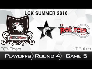 《LOL》 2016 LCK 夏季季後賽 國語 Round 4 ROX Tiger vs KT Game 5
