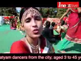Bharatnatyam dancers set a world record in Lucknow