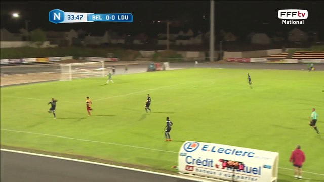 Frappe qui frôle le poteau !