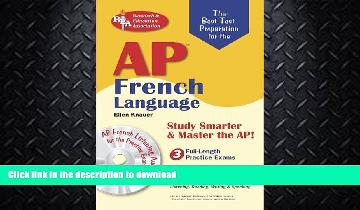 READ BOOK  AP French Language with Audio CDs (Advanced Placement (AP) Test Preparation)  BOOK