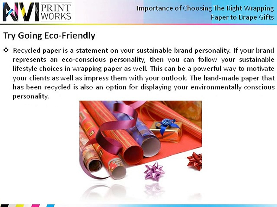 Importance of Choosing the Right Wrapping Paper to Drape Gifts