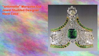 'antoinette' Marquise Cut Jewel Studded Designer Hard Case