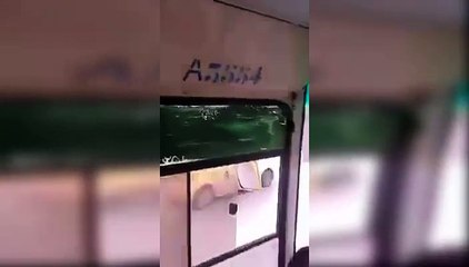 قبل أن تنقل الركاب..تعطل مقود احدى حافلات أسطول شركة نقل تونس بينما كان السائق يقودها