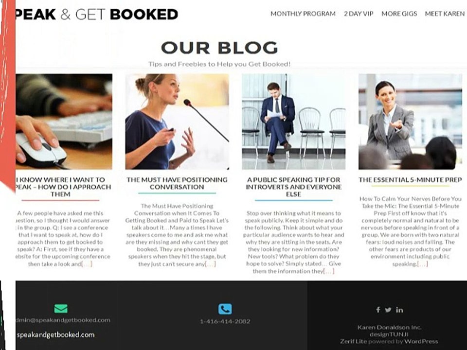 Speak & get booked