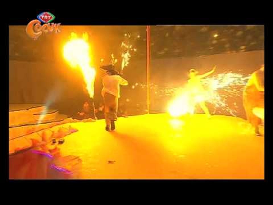 35. Uluslararası 23 Nisan Çocuk Şenliği -Four stages of Gala (Fire)