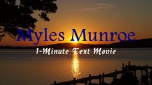 Dr. Myles Munroe