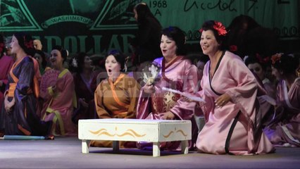 Report TV - Madama Batterfly në skenë me Davide Sotgiu dhe Eva Golemin