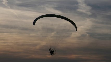 Vol en paramoteur avec Christian...