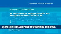 [PDF] A Modern Approach to Regression with R (Springer Texts in Statistics) Popular Colection