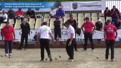 Secondes parties de poules, Sport Boules, troisième étape du Trophée Super 16, Villeneuve de Berg 2016