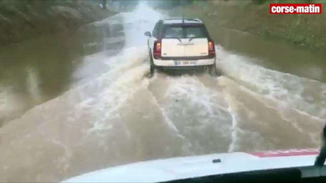 Pluies diluviennes près de Sainte-Lucie-de-Porto-Vecchio