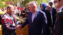Başbakan Yıldırım'dan esnaf ve vatandaş ziyareti