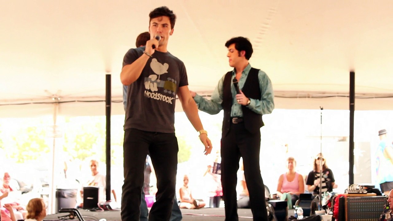 Austin Irby, Brennen & Brycen Katolinsky sing 'Kissing Cousins' Elvis Week 2016