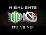 OG vs Vici Gaming Full Highlights - MDL 2016 Autumn Dota 2