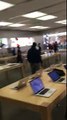 Angry customer destroys iPhones, MacBooks in French Apple store