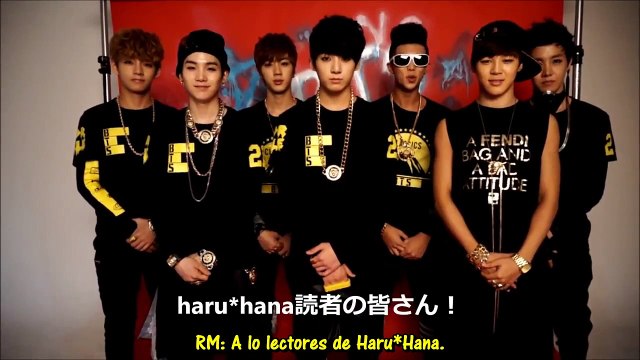 [Sub Español] 130821 Haru*Hana Vol.19 BTS message