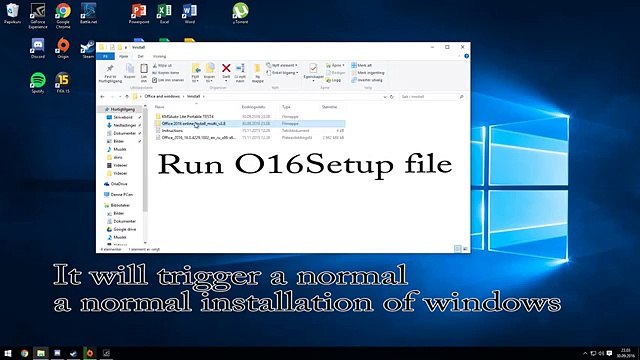Activate Microsoft Office 2016 Without Product Key.