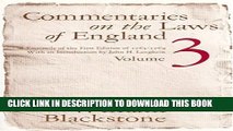 [PDF] Commentaries on Laws of England, Vol. 3 Full Online
