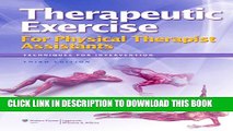 [PDF] Therapeutic Exercise for Physical Therapy Assistants: Techniques for Intervention Full