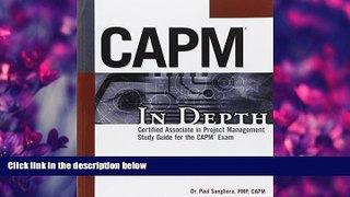 Choose Book CAPM In Depth: Certified Associate in Project Management Study Guide for the CAPM Exam