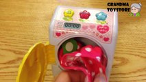 Unboxing TOYS Review/Demos - cute toy bunny washing machine learn to wash clothes