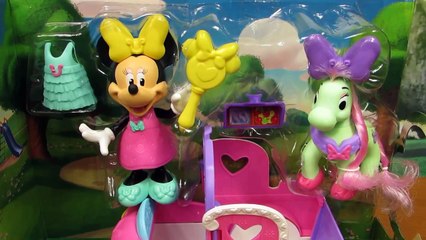 Set Minnie Carriage for a Pony, Minnie mouse Disney Набір Мінні екіпаж для поні, Мінні Маус Дісней
