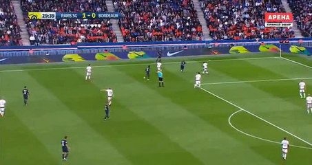 Edinson Cavani Goal PSG 2-0 Bordeaux 01.10.2016