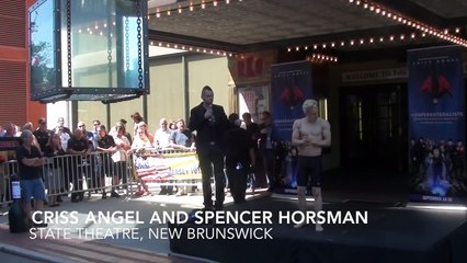 Spencer Horsman water stunt goes wrong at Criss Angel show