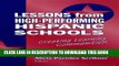 [PDF] Lessons from High Performing Hispanic Schools: Creating Learning Communities Popular Online