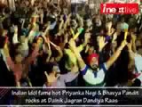 Indian Idol fame hot Priyanka Negi & Bhavya Pandit rocks at Dainik Jagran Dandiya Raas