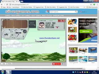 flight simulating game