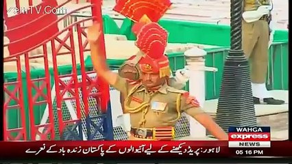 Check The Indian Side During Parade At Wagah Border On 1st October 2016