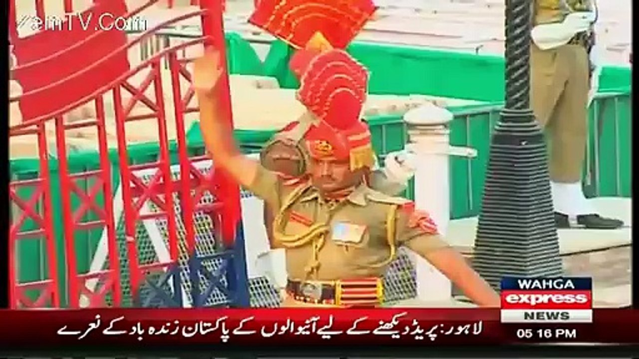 Check The Indian Side During Parade At Wagah Border On 1st October 2016
