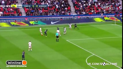 Paris SG  2 - 0	Bordeaux -  Super Edison Cavani
