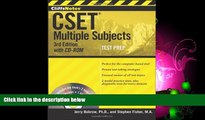 Online eBook CliffsNotes CSET: Multiple Subjects with CD-ROM, 3rd Edition