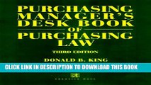 [PDF] Purchasing Manager s Desk Book of Purchasing Law [Full Ebook]