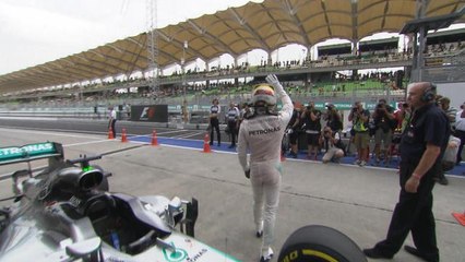Grand Prix de Malaisie - La pole pour Hamilton et les réactions après les qualificatio...