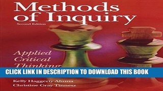 [PDF] Methods of Inquiry: Applied Critical Thinking Full Online