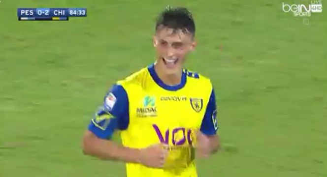 Roberto Inglese Goal - Pescara 0-2 Chievo Verona (01/10/2016)