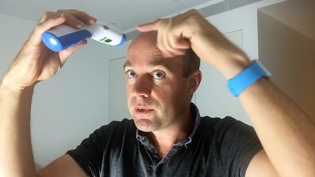 Non contact forehead thermometer review. Infrared silent readings - PROSTECH