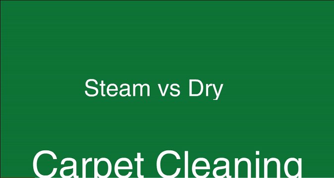 Steam Vs Dry Carpet Cleaning