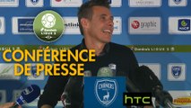 Conférence de presse Chamois Niortais - US Orléans (1-0) : Denis RENAUD (CNFC) - Olivier FRAPOLLI (USO) - 2016/2017