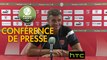 Conférence de presse Nîmes Olympique - FBBP 01 (0-0) : Bernard BLAQUART (NIMES) - Hervé DELLA MAGGIORE (BBP) - 2016/2017