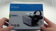 Распаковка и видео обзор очков виртуальной реальности RIEM 3 3D VR для смартфонов