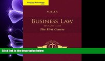 read here  Cengage Advantage Books: Business Law: Text and Cases - The First Course