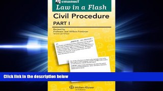 FAVORITE BOOK  Law in a Flash Cards: Civil Procedure Part I