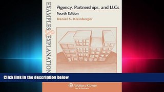 FAVORITE BOOK  Examples   Explanations: Agency Partnerships   LLC, 4th Edition