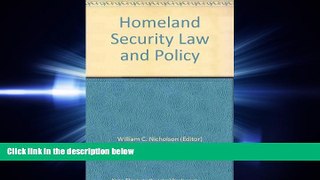 FULL ONLINE  Homeland Security Law And Policy